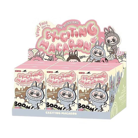 Pop Mart Labubu – The Monsters: Exciting Macarons (6-pack/Complete Set)